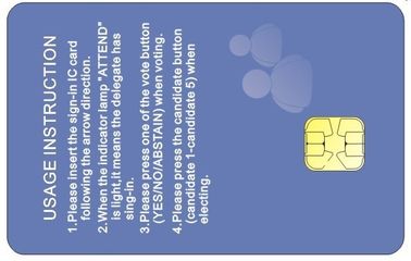호텔 키 카드를 위한 아트멜 24C256 시리즈 접촉식 스마트 카드
