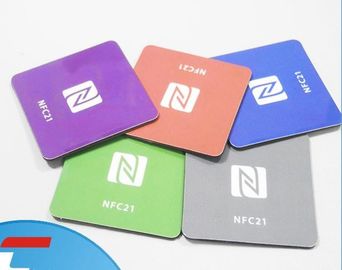 NFC 주문을 받아서 만들어진 로고 인쇄를 가진 전자 꼬리표 213 NFC 스티커