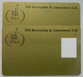 (S) 금속 인쇄를 가진 4K 4bytes PVC 카드 플러스 NXP HF RFID 스마트 카드 ISO 14443A,