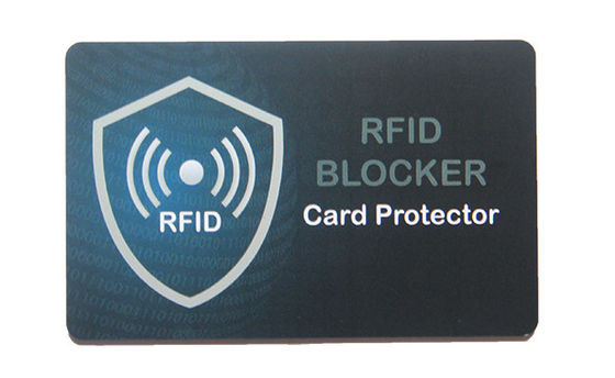 신용 신용 카드 지갑 보안을 위한 RFID 수동적  블로킹 카드