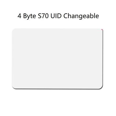 ISO14443A Uid 변경 가능한 Rfid 스마트 카드 13.56mhz 액세스 제어 PVC 카드